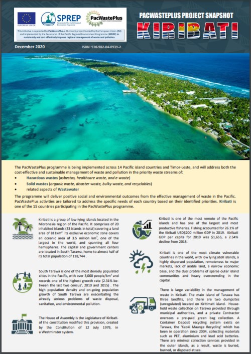 Kiribati – Pacific Waste Plus